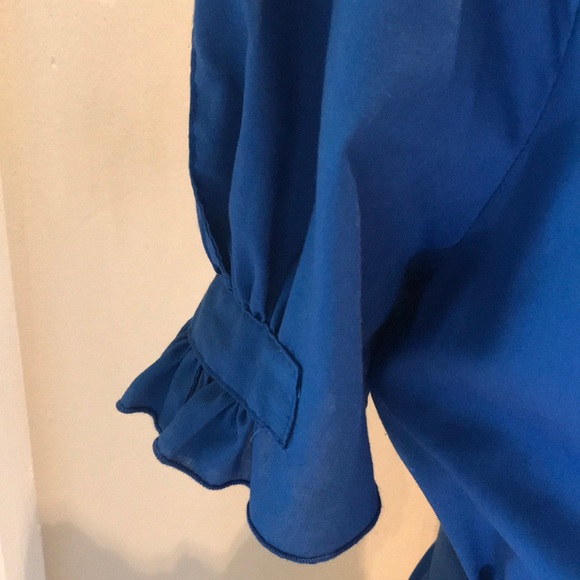 “ JUNIOR SCOPE” Vintage/ Retro Blue Dress. - Picture 13 of 16